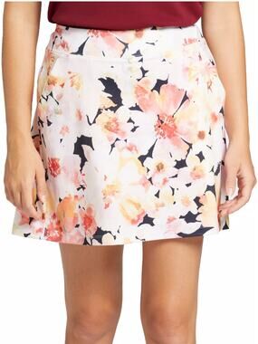 NWT Lady Hagen Women's 16" Flounce Golf Skort - watercolor floral - XS